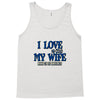 my wife lets me fishing Tank Top