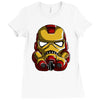 iron man stormtrooper mashup 1 Ladies Fitted T-Shirt