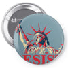 Resist Pin-back button