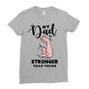 My Dad is Stronger Than Yours Ladies Fitted T-Shirt