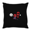 unicorn spidey Throw Pillow
