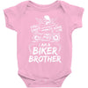 You Cant Scare Me I am Biker Brother Baby Onesie