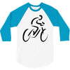 bike rider biker cyclist 3/4 Sleeve Shirt