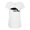 black panther logo Maternity Scoop Neck T-shirt