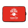 ping pong camp Laptop sleeve