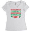 nitroglycerin plant Women's Triblend Scoop T-shirt