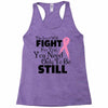 the lord will fight for you, you need only to be still Racerback Tank