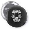 Awesome Godfather Looks Like Pin-back button