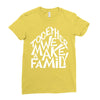 together we make a family 2 Ladies Fitted T-Shirt