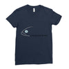 fish hooded Ladies Fitted T-Shirt