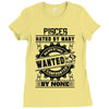 Pisces Hated By Many Wanted By Plenty Ladies Fitted T-Shirt