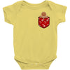 christmas cookie pocket Baby Bodysuit