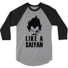 like a saiyan 3/4 Sleeve Shirt