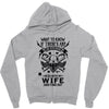 Life After Death Mess With My Wife Zipper Hoodie