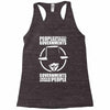 people should not be afraid of their governments Racerback Tank