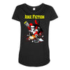 joke fiction Maternity Scoop Neck T-shirt