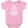 Keep Calm And Let Mario Handle It Baby Onesie