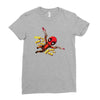 pew pew deadpool Ladies Fitted T-Shirt