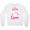Celebrating With the 4th Birthday Queen Crewneck Sweatshirt