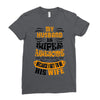 My Husband Is Super Awesome Ladies Fitted T-Shirt