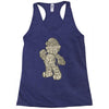 mario text Racerback Tank