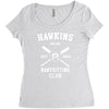 hawkins babysitting club indiana mike dustin eleven demogorgon strange Women's Triblend Scoop T-shirt