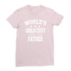 worlds greatest farter funny fathers day new men t shirt w10 Ladies Fitted T-Shirt