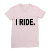 i ride Ladies Fitted T-Shirt