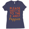 please direct me to the nearest puppies Ladies Fitted T-Shirt