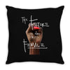 Women's March The Future is Now Throw Pillow