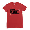 blessed sister with flower Ladies Fitted T-Shirt