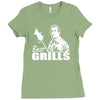 bear grills  funny Ladies Fitted T-Shirt