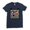 robot funny Ladies Fitted T-Shirt