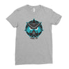 mustache animal Ladies Fitted T-Shirt