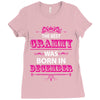 The Best Grammy Was Born In December Ladies Fitted T-Shirt