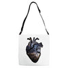 galaxy heart Adjustable Strap Totes