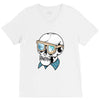 skull holiday V-Neck Tee