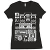 radios Ladies Fitted T-Shirt