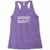 programmer in need of work Racerback Tank