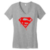 dripping blood Women's V-Neck T-Shirt