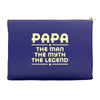papa the man the myth the legend Accessory Pouches