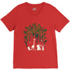 meanwhile in the woods V-Neck Tee