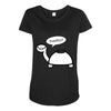 mine turtle Maternity Scoop Neck T-shirt