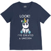 look i've created a unicorn V-Neck Tee