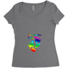 I'm a Rainbow Baby Women's Triblend Scoop T-shirt