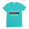 sarcasm loading Ladies Fitted T-Shirt