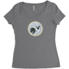 Moon Night Women's Triblend Scoop T-shirt
