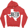 Beto For Senate Texas Map Zipper Hoodie