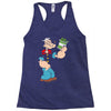 popeye spinach retro mens funny Racerback Tank
