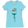 pocket fishman Ladies Fitted T-Shirt